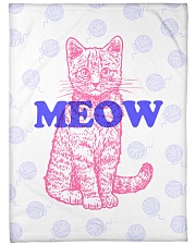 I Meow You Large Fleece Blanket - 60" x 80" thumbnail