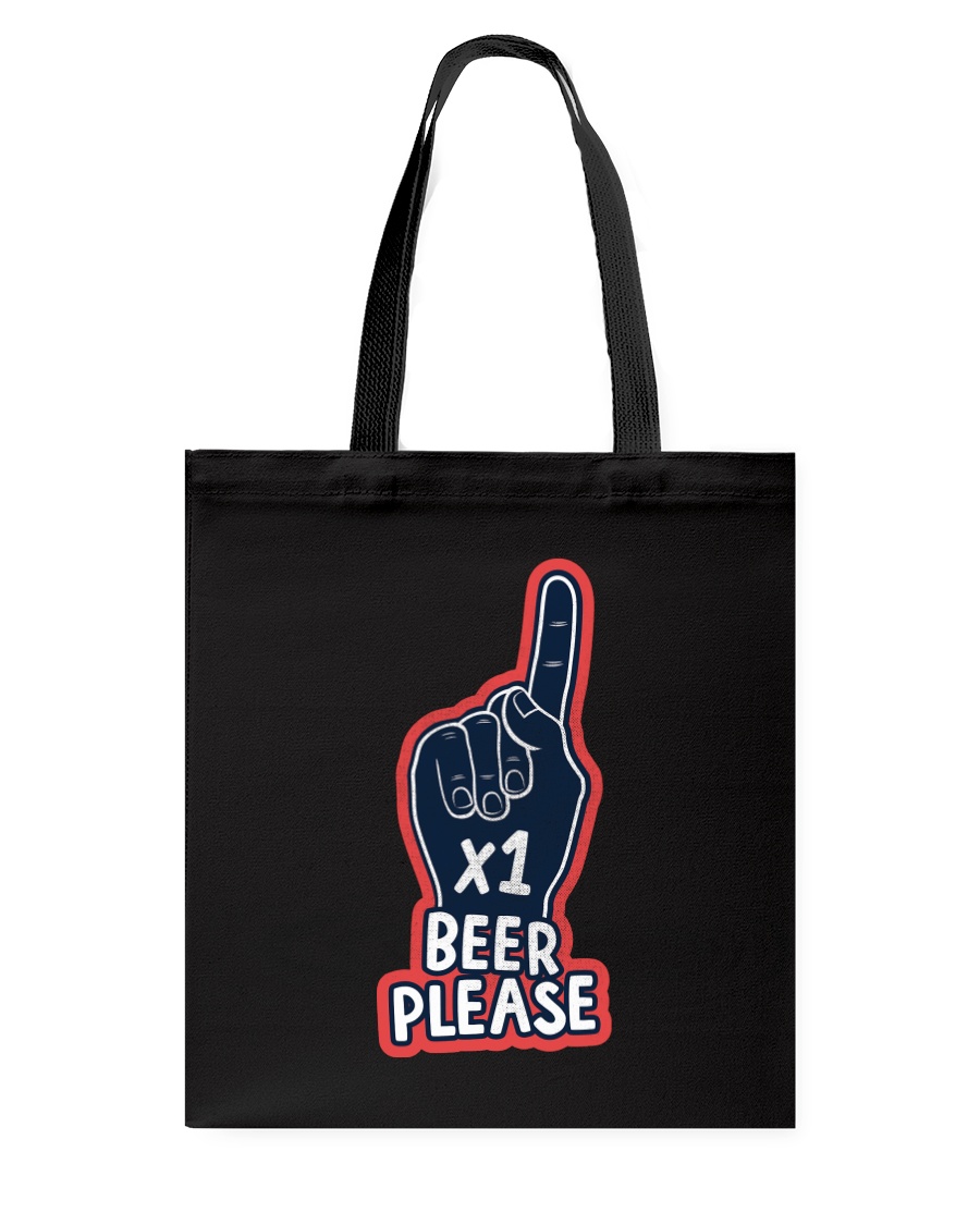 1 Beer Please Red Tote Bag
