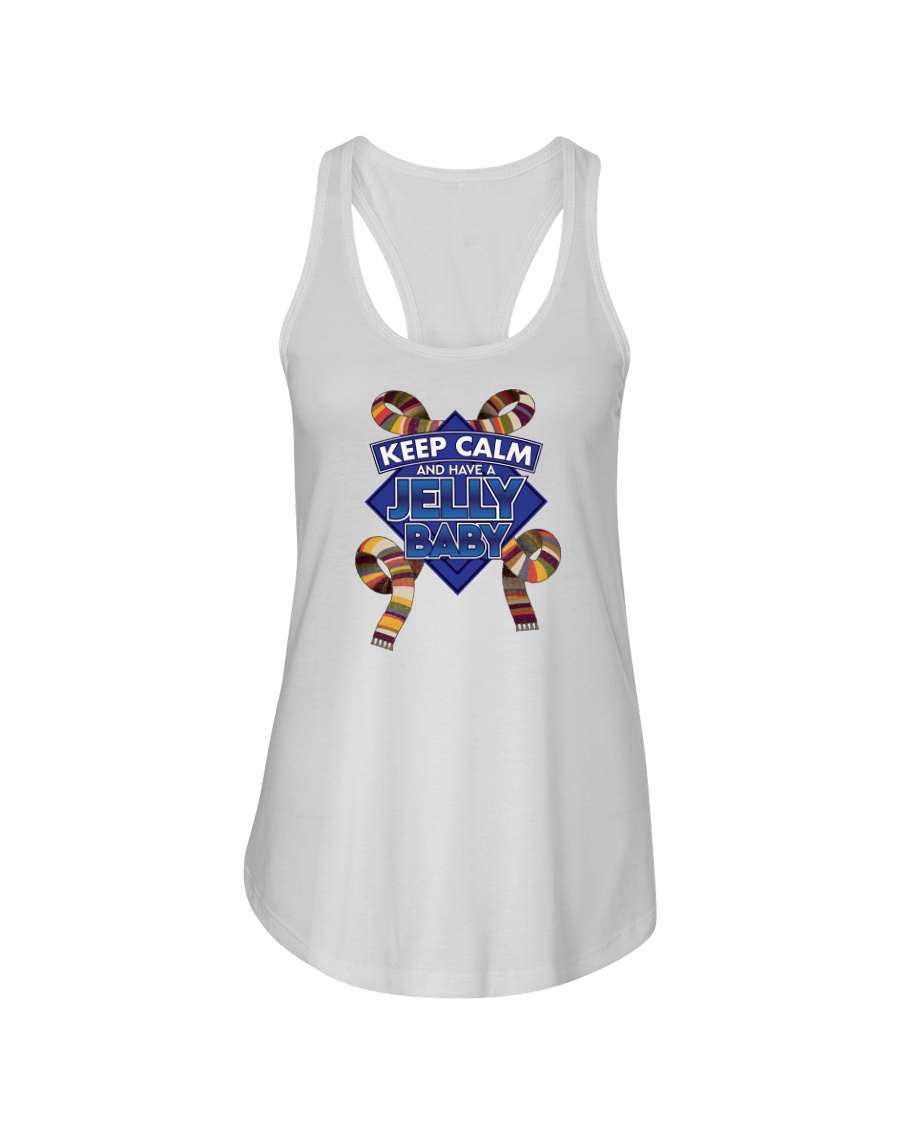 Keep Calm And Have A Jelly Baby Ladies Flowy Tank