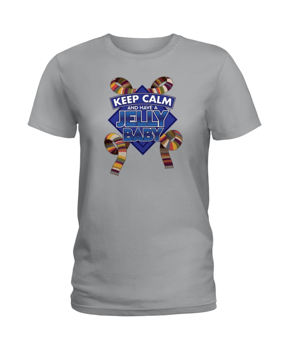 Keep Calm And Have A Jelly Baby Ladies T-Shirt