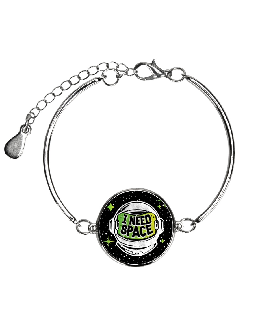 I Need Space Metallic Circle Bracelet