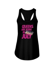Queens Are Born in July Ladies Flowy Tank thumbnail