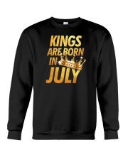 Kings Are Born in July Crewneck Sweatshirt thumbnail