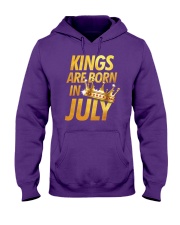 Kings Are Born in July Hooded Sweatshirt thumbnail