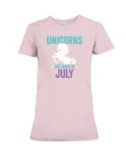 Unicorns Are Born in July Premium Fit Ladies Tee thumbnail