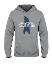 Hairy Guys Cuddle Better Hooded Sweatshirt thumbnail