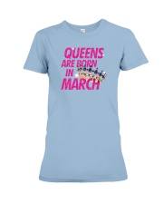 Queens Are Born in March Premium Fit Ladies Tee thumbnail