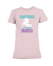 Unicorns Are Born in March Premium Fit Ladies Tee thumbnail