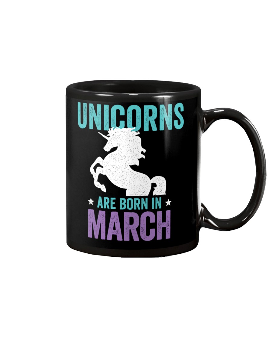 Unicorns Are Born in March Mug