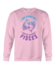 March Girl an Amazing Pisces Crewneck Sweatshirt thumbnail