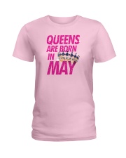 Queens Are Born in May Ladies T-Shirt thumbnail