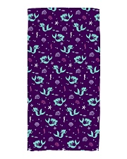 Mermaid Pattern Beach Towel front