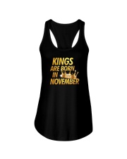 Kings Are Born in November Ladies Flowy Tank thumbnail