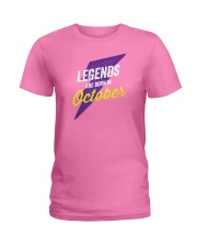 Legends Are Born in October Ladies T-Shirt thumbnail