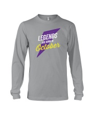 Legends Are Born in October Long Sleeve Tee thumbnail