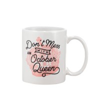 Don't Mess With an October Queen Mug thumbnail
