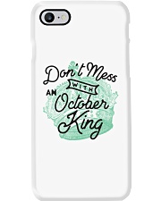 Don't Mess With an October King Phone Case thumbnail