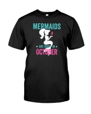 Mermaids Are Born in October Premium Fit Mens Tee thumbnail