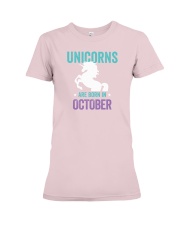 Unicorns Are Born in October Premium Fit Ladies Tee thumbnail