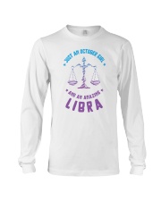 October Girl an Amazing Libra Long Sleeve Tee thumbnail