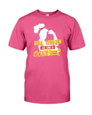 Real Women are Born in October Premium Fit Mens Tee thumbnail