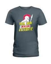 Real Men are Born in October Ladies T-Shirt thumbnail
