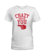 Crazy About You Left Ladies T-Shirt thumbnail