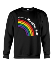 My Other Half Rainbow Left Crewneck Sweatshirt thumbnail
