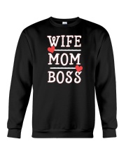 Wife Mom Boss Crewneck Sweatshirt thumbnail