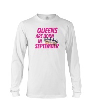 Queens Are Born in September Long Sleeve Tee thumbnail
