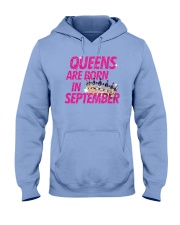 Queens Are Born in September Hooded Sweatshirt thumbnail
