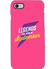 Legends Are Born in September Phone Case tile