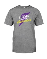 Legends Are Born in September Premium Fit Mens Tee tile