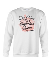 Don't Mess With a September Queen Crewneck Sweatshirt thumbnail