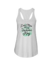 Don't Mess With a September King Ladies Flowy Tank tile