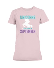 Unicorns Are Born in September Premium Fit Ladies Tee thumbnail