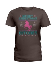 Merry Christmas Bitches Ladies T-Shirt thumbnail