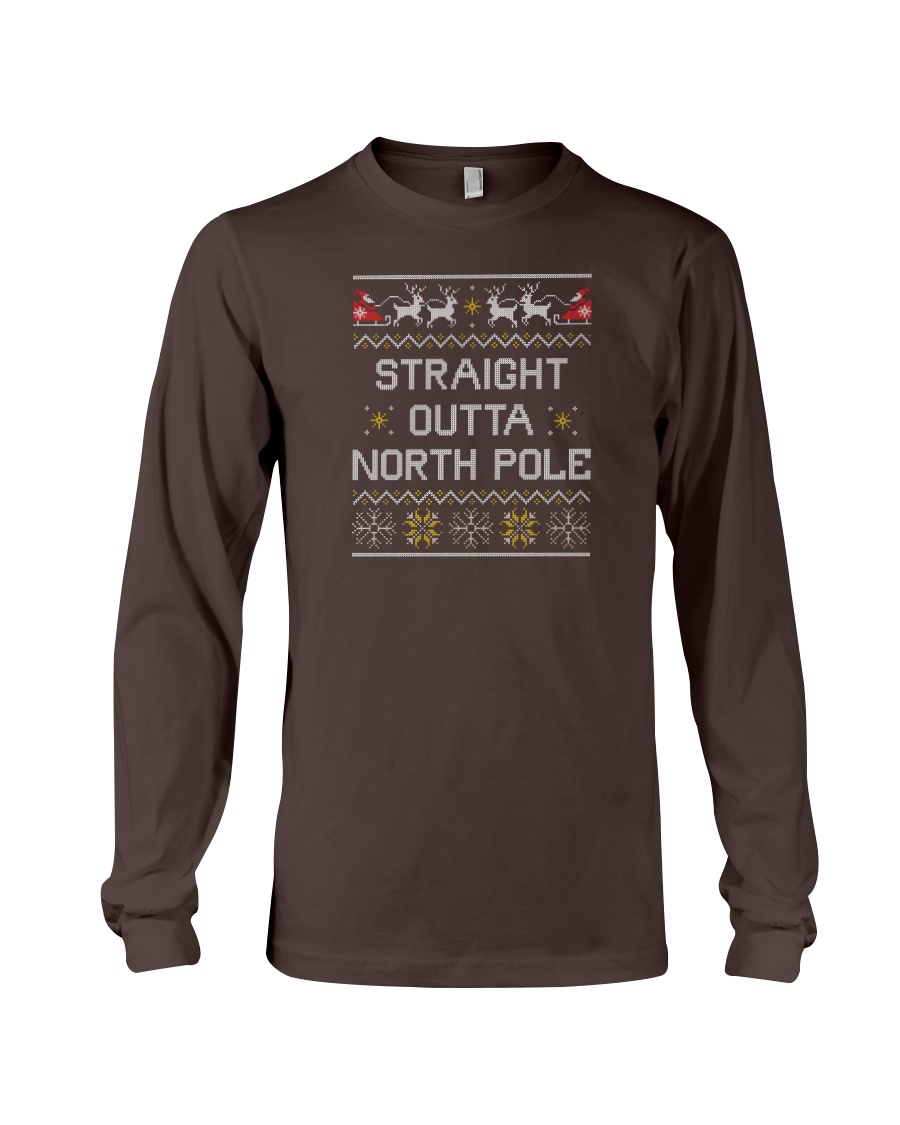 Straight Outta North Pole Long Sleeve Tee
