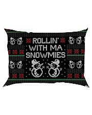 Rollin' With Ma Snowmies Rectangular Pillowcase thumbnail