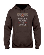 Single And Ready To Jingle Hooded Sweatshirt front