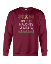 On The Naughty List Crewneck Sweatshirt thumbnail