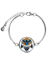 Native Feather Dreamcatcher 08 Metallic Circle Bracelet thumbnail