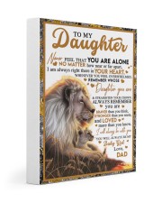 BT06 - Dad- Gift For Your Daughter Blanket- Lion Gallery Wrapped Canvas Prints tile