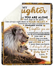 BT06 - Dad- Gift For Your Daughter Blanket- Lion Sherpa Fleece Blanket tile
