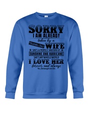 BTG - Perfect Gift For Husband - Sorry Wife Crewneck Sweatshirt tile
