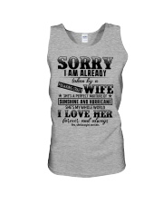 BTG - Perfect Gift For Husband - Sorry Wife Unisex Tank tile