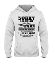 BTG - Perfect Gift For Husband - Sorry Wife Hooded Sweatshirt front