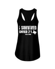 I Survived Snovid 21 Texas Strong T Shirt Ladies Flowy Tank tile