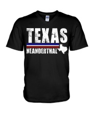 Texas Neanderthal T Shirt V-Neck T-Shirt tile