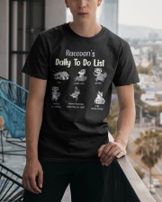 RACCOON'S TO DO LIST Classic T-Shirt apparel-classic-tshirt-lifestyle-11